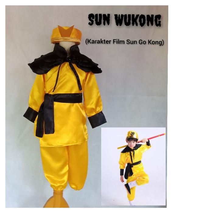 Kostum Wukong Anak Dan Dewasa Cosplay Film Sun Wukong
