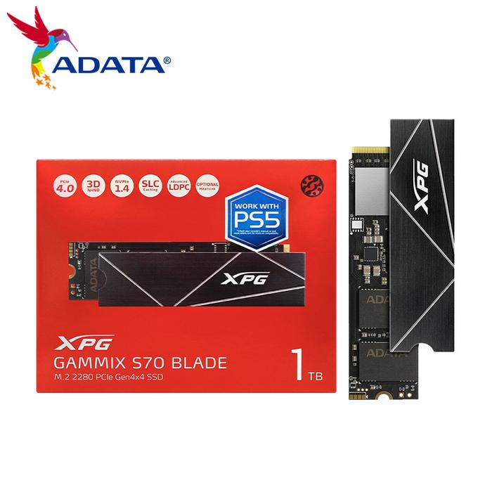 ADATA XPG GAMMIX S70 BLADE PCIe Gen4x4 M.2 2280 Internal Solid State