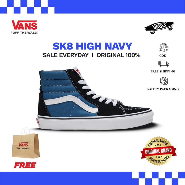 VANS SK8 HIGH NAVY | BNIB 100% ORIGINAL