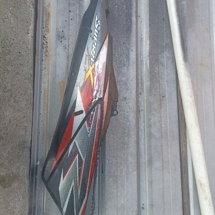 body belakang KANAN Supra x 125 Batman original copotan