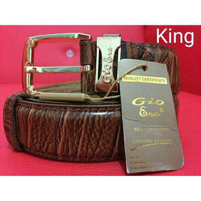 Gesper Pria Gio 2000 Kulit Asli / Ikat Pinggang Kulit Gio 4 Warna Tali Pinggang Pria Kulit Asli GIO 