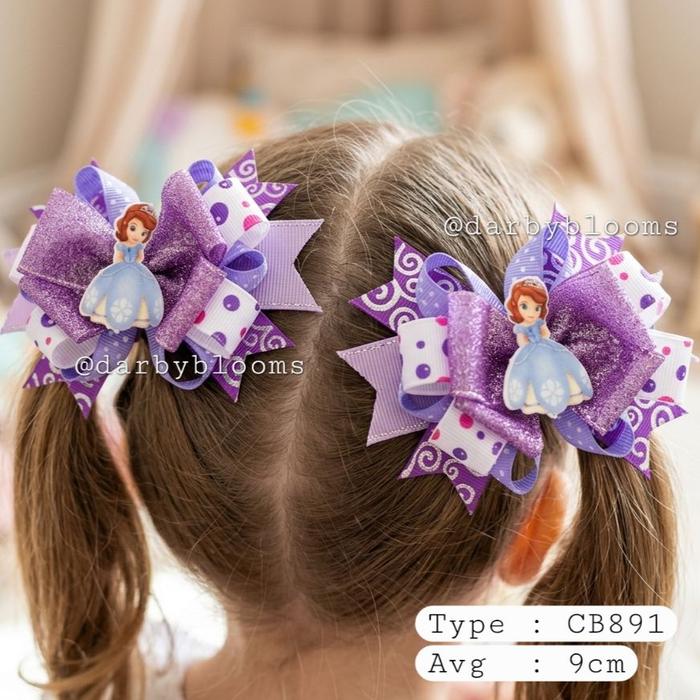 jepit rambut princess sofia - princess sofia - princess