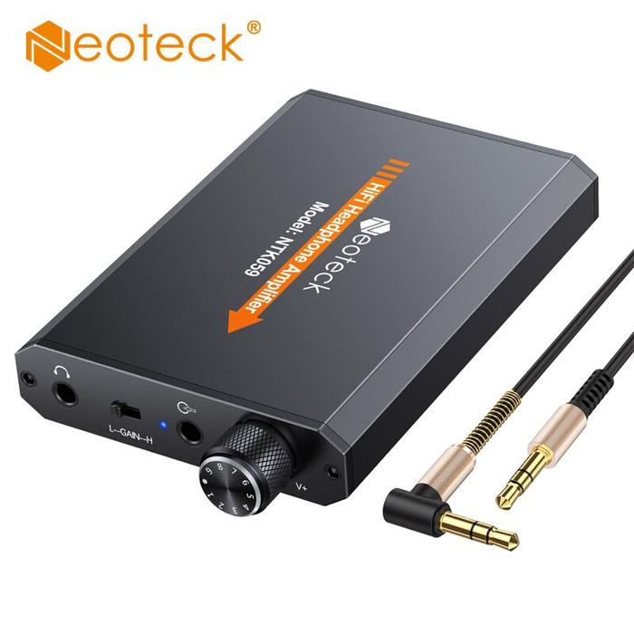Neoteck Portable HiFi Headphone Amplifier 3.5mm AUX Input Output