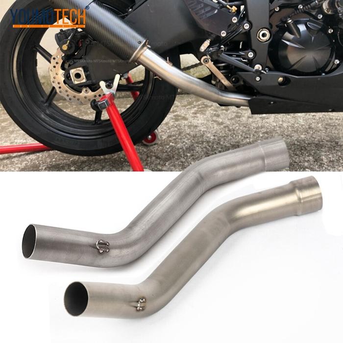 51Mm untuk Kawasaki ZX6R ZX10R Z750 Z800 Knalpot Sepeda Motor Kontak