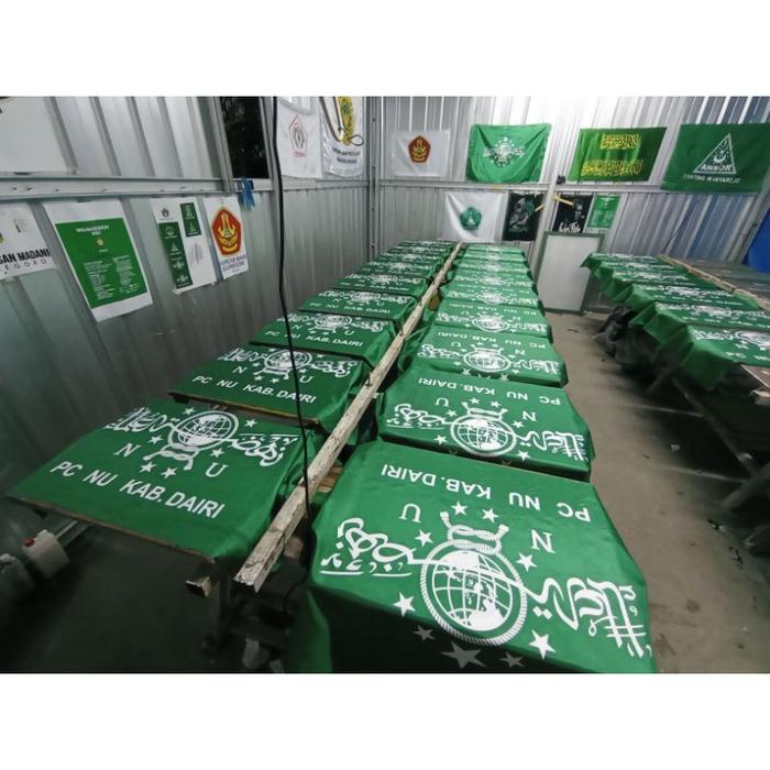 Safitiri Bendera Nu Ukuran 90Cm X 60Cm, Bisa Rikues Tambah Tulisan Nama Cabang