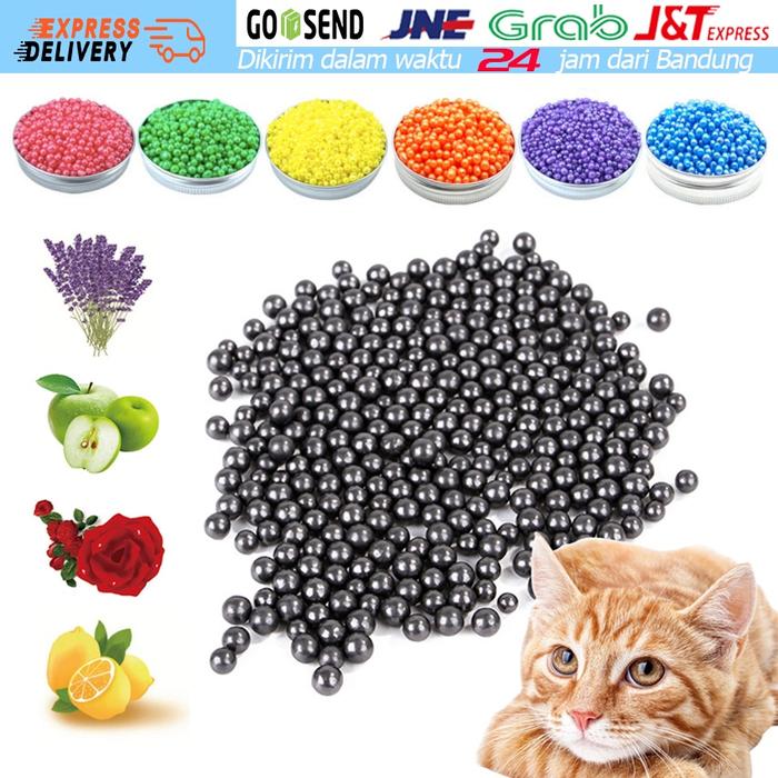 300/500Gr Dikantongi Pewangi Pasir Kucing / Cat Litter Deodorizer Botol 250Gr