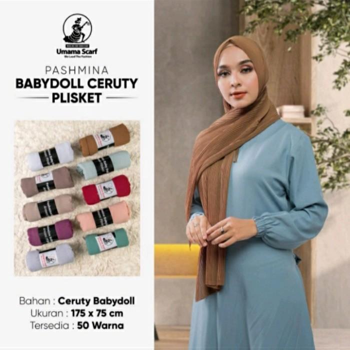 Pasmina plisket ceruty umama