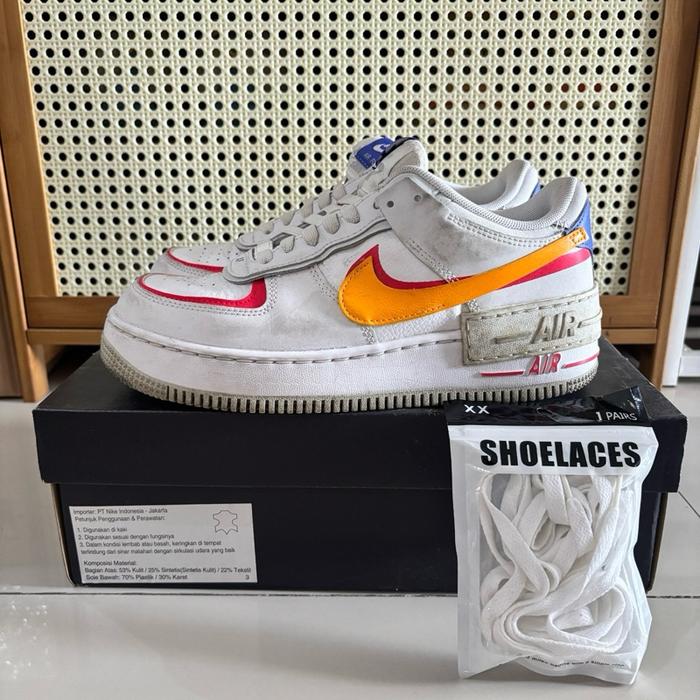 Sepatu Sneakers Wanita Nike Air Force 1 Shadow Second 100% Original (not adidas, puma, asics, new ba