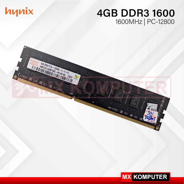 Memory RAM Longdimm Hynix DDR3 4GB PC12800