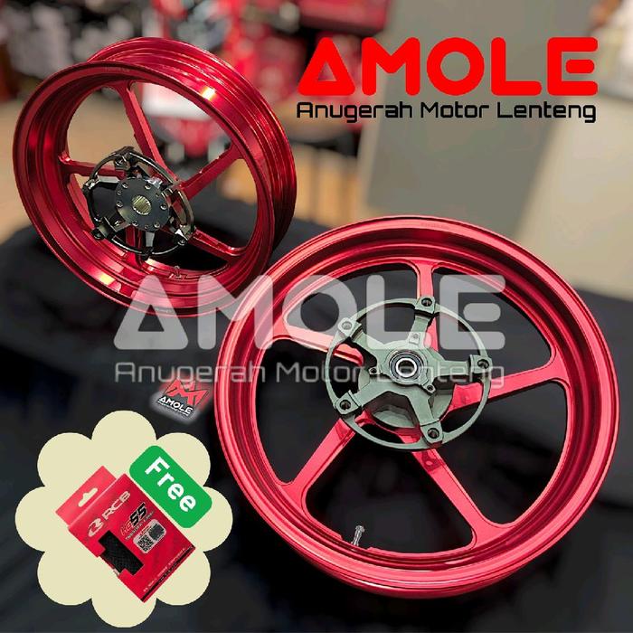 Velg Forged Rim RCB FG506 Yamaha XMax 250 Set Depan 3.50-15 Belakang 4.00-14