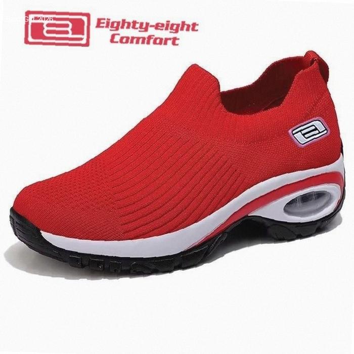 Eighty Eight Comfort , Sepatu Tinggi Korean Style , Sepatu Flyknit Wanita Terbaru , SW70 | Kekinian