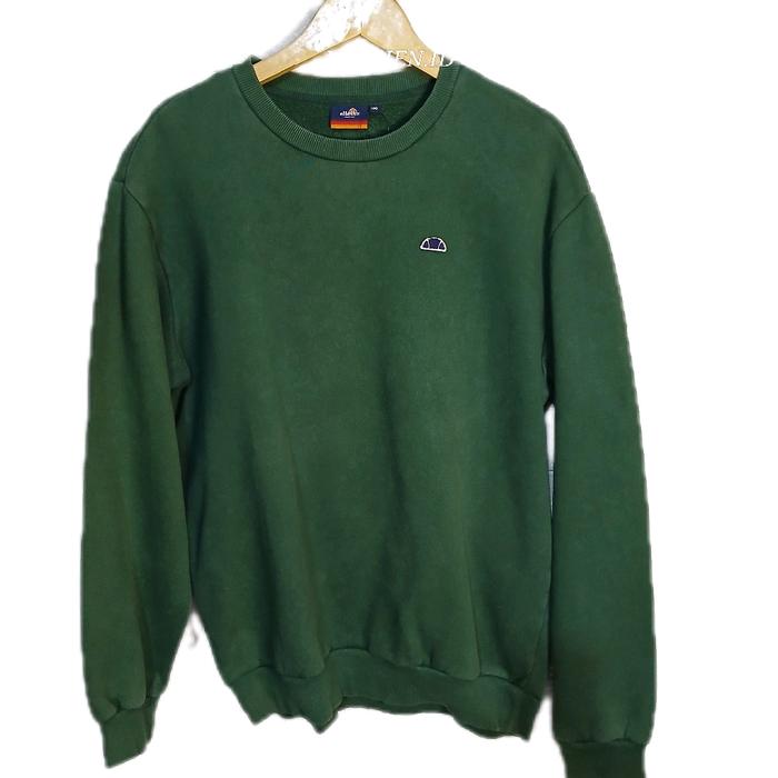 Crewneck Sweater CN Kasual Ellesse Heritage Basic Green Size XL