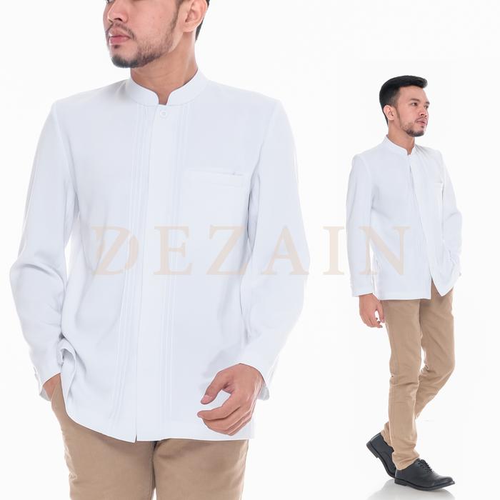 Pakaian Koko Muslim Jasko Opnaisel - White | Dezain