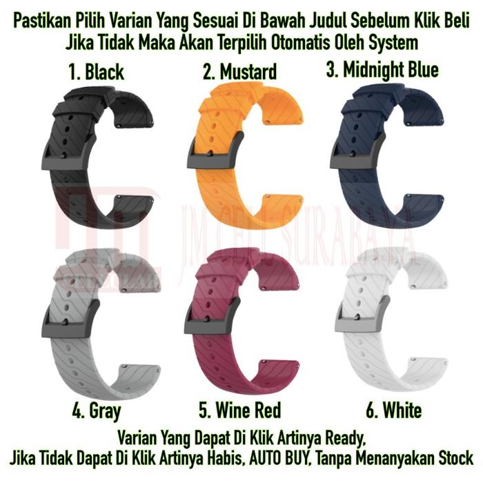 EL Tali Strap Jam Tangan SEIKO 24mm Quick Release - Rubber Silikon Diskon