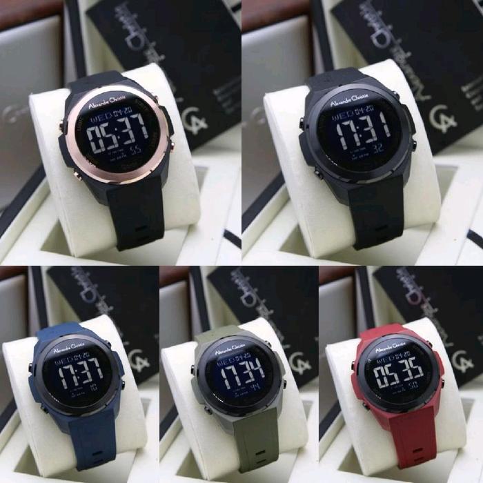 Jam Tangan Pria Alexandre Christie DiGi 9342 AC9342 (100 Ori) Watches Rubber