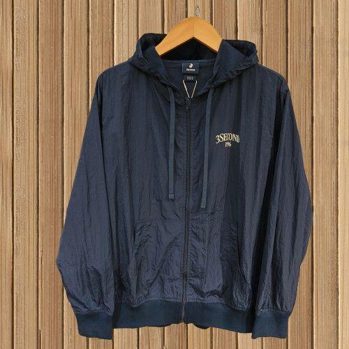 3Second Jaket Hoodie Zipper Bahan Parasut Pria Regular Fit 020225 Original