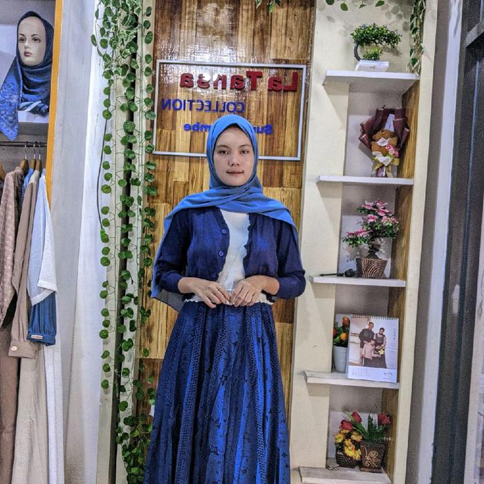 Gamis Midi Dress Zara Rajut Import Terbaru