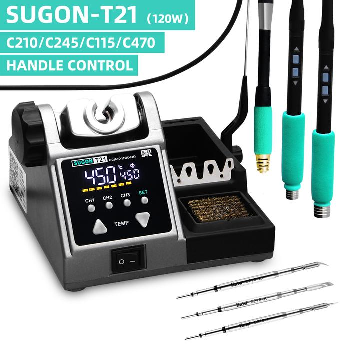 SUGON T21 Soldering Station Compatible Original Soldering Iron Tip