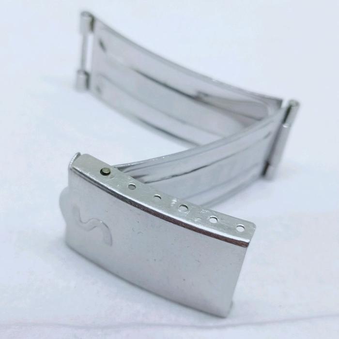 Kunci pengait rantai jam tangan antik sandozwatch samson S clasp buckle deployment fold over bracele