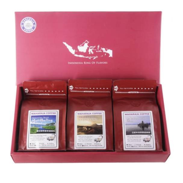 Eco Kopi Luwak Kemasan Kado Hadiah Gift Box 3bks Arabica Roast Coffee