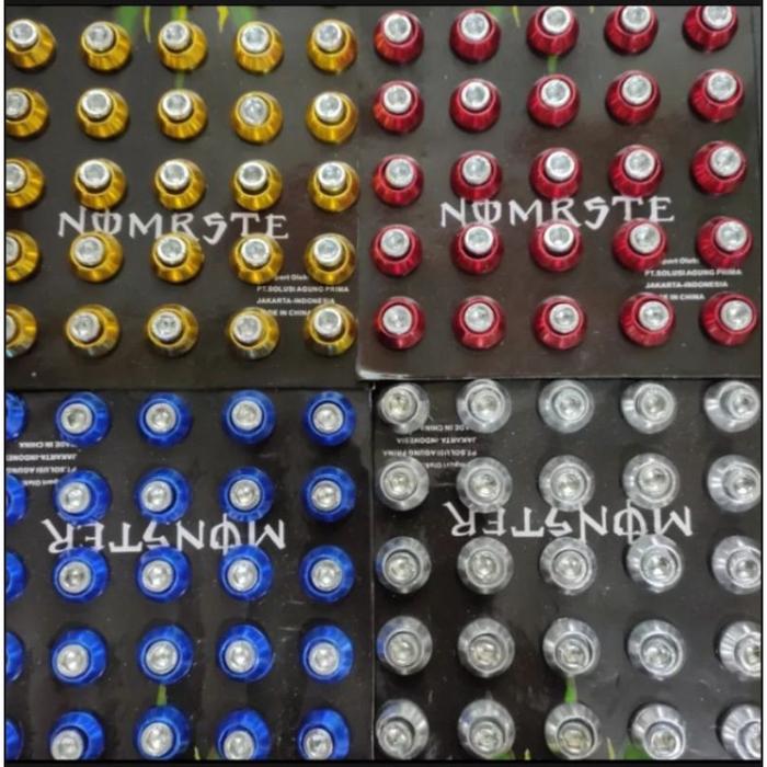 Baut L variasi dan Ring monel isi 40pcs