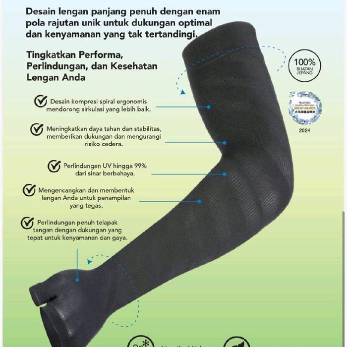 100% ORIGINAL ARMSLEEVE AULORA. MANSET AULORA. SARUNG TANGAN AULORA. AULORA ARMSLEEVE