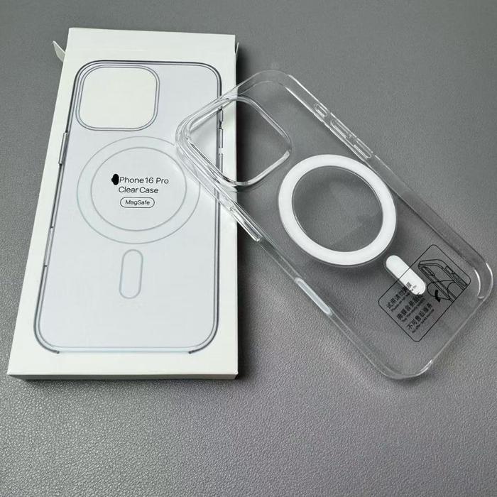 CLEAR Case Magsafe + ANIMATION Anti Kuning (Anti-Yellowing) Hardcase for iPhone 13 14 15 16 Plus Pro