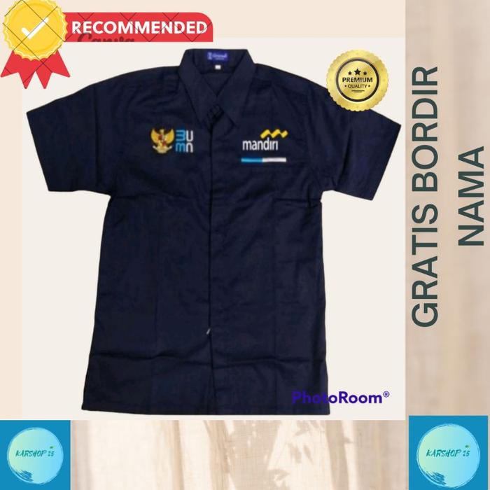 (PROMO) KEMEJA BUMN MANDIRI KEMEJA BANK MANDIRI BAJU MANDIRI SERAGAM BANK SERAGAM PDH BANK SERAGAM B