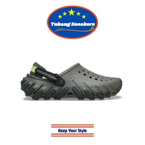 Sepatu Sandal Unisex Crocs Echo RO S2C Dusty Olive CCR2140193J5