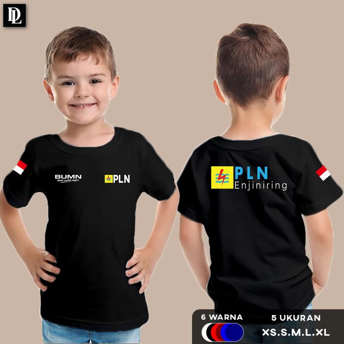 Tshirt Baju ANAK PLN Enjinering | PLN BUMN Listrik Perusahaan | Kaos Baju Perusahaan