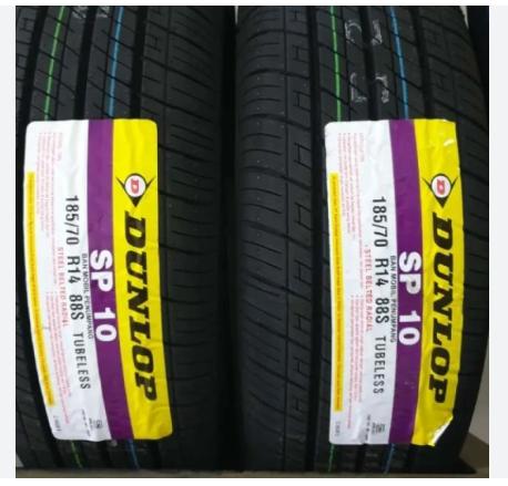 ban mobil dunlop ring 14 185/70 R14 SP10 -STANDAR AVANZA XENIA COD