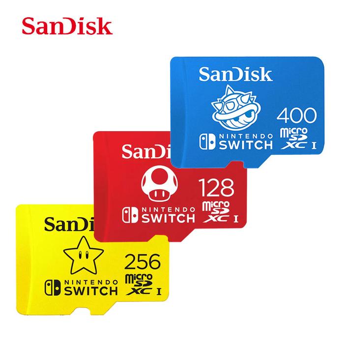 SanDisk Memory Card Nintendo-Licensed Memory Cards 128GB 256GB 400GB