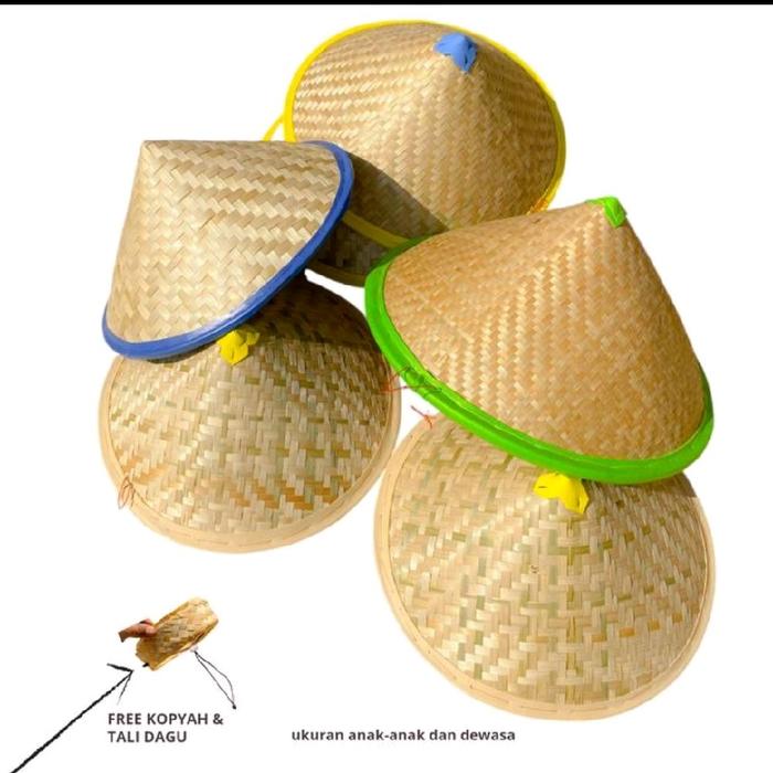 Topi Caping Dewasa/Topi caping Anak/Topi caping petani