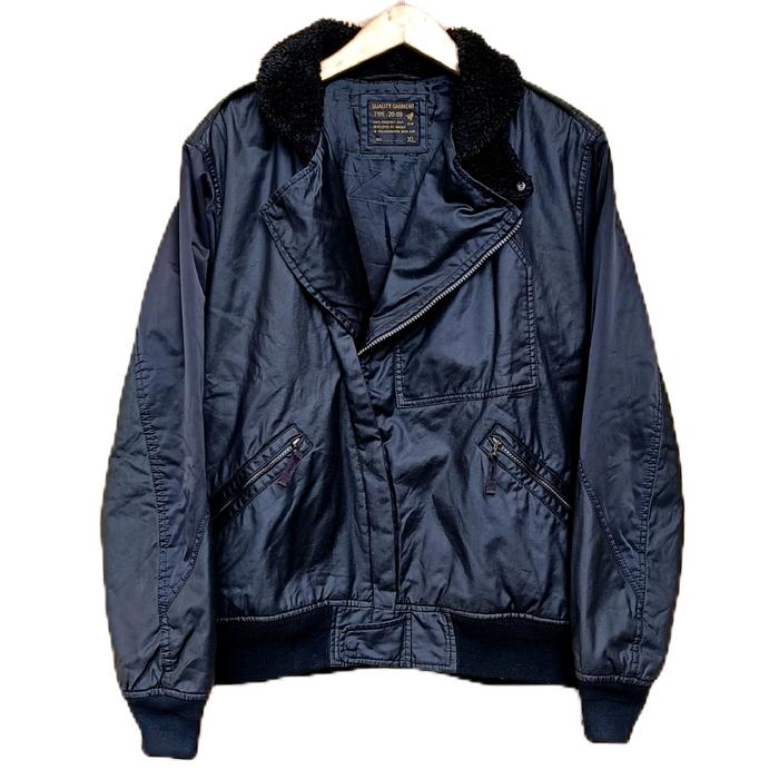 Jaket bikers ramones uniqlo x kiminori morishita vintage black
