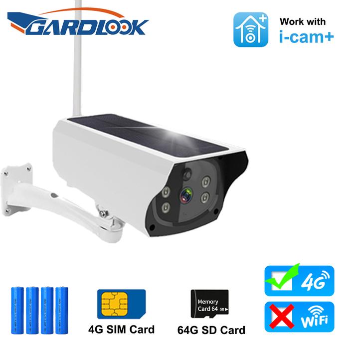 Fancylook Kamera Surya IP 4G CCTV Kartu SIM 4G PIR HD Luar Ruangan