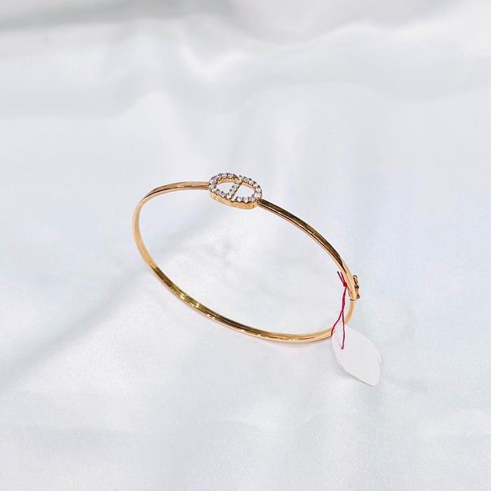 GELANG BANGLE “CD” | EMAS ASLI 8K