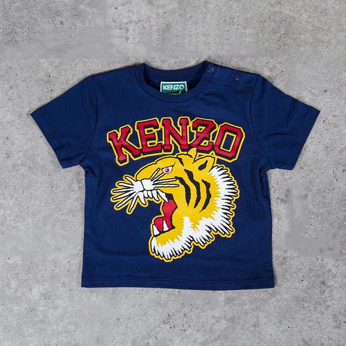 Kaos KENZO TIGER YELLOW NAVY KIDS TSHIRT 100% ORIGINAL
