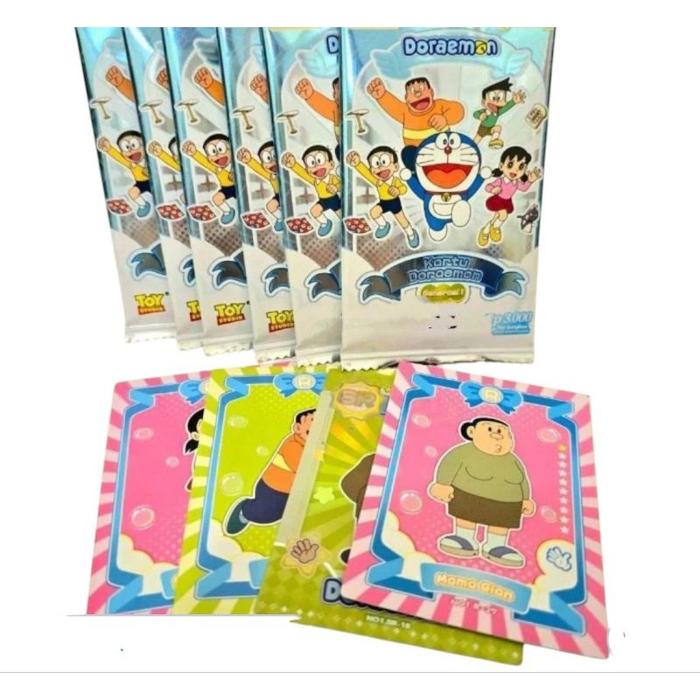 Kartu Doraemon classic Card Mainan Board Game tradisional Game gacha Card Bild Box