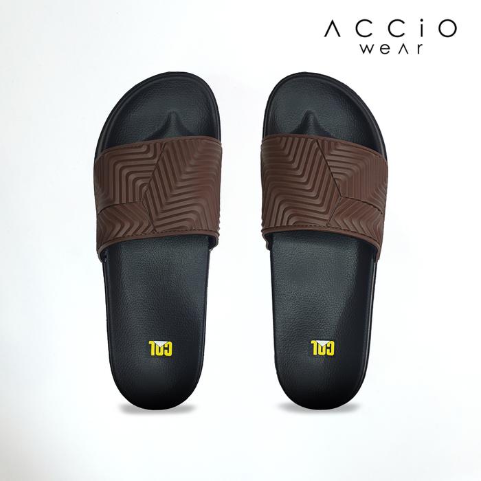 Sandal Selop Karet Pria Murah Barnett Colorado Jordan - Brown