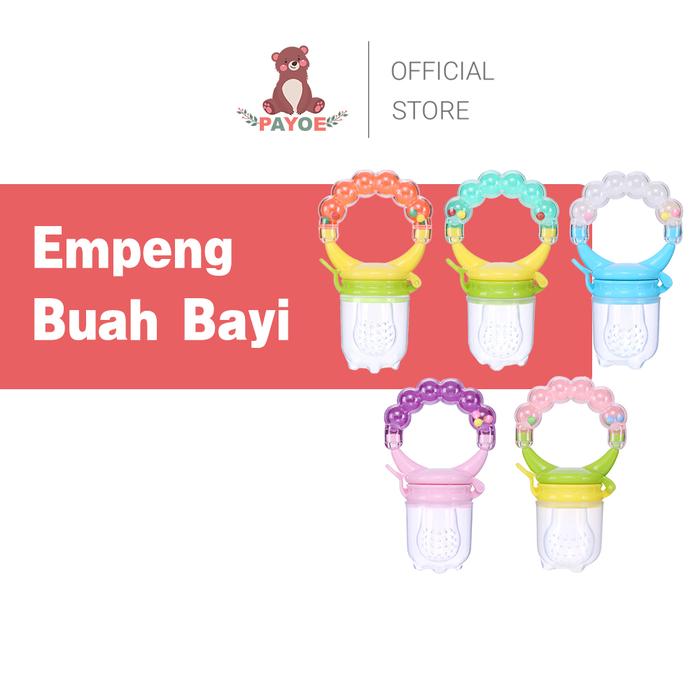 PAYOE Empeng buah bayi silikon lembut / Dot buah bayi BPA Free