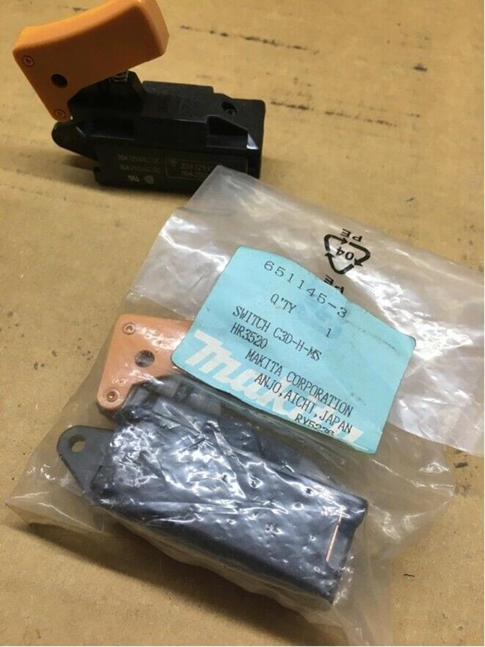 MAKITA651145-3  Switch For HR5000K HR3850K HR3520 HM1300 HM1200K