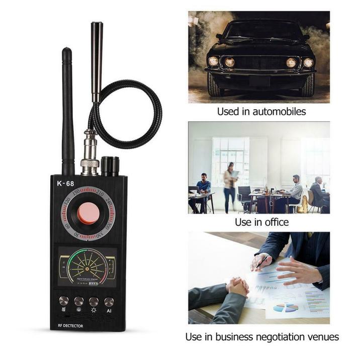 K68 Multi-function Anti-spy Detector Camera GSM Audio Bug Finder GPS