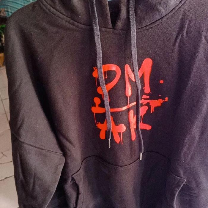 Hoodie PasukanMatic x AsmaraKacau Original - Unisex, Hitam, Katun - Pria, Sweater, Baju, Panjang, Ob