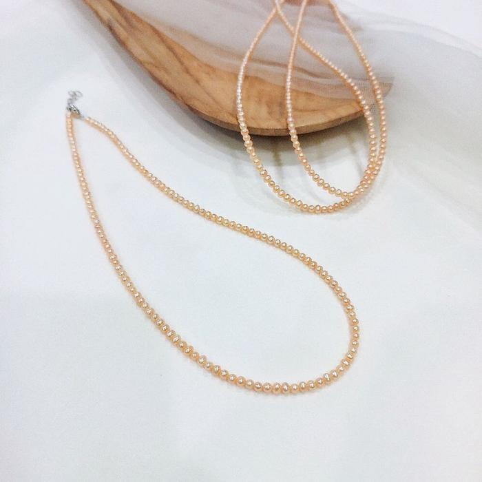 Ana Pearls | 3 mm - Kalung Mutiara Air Tawar Size Mutiara 3 mm