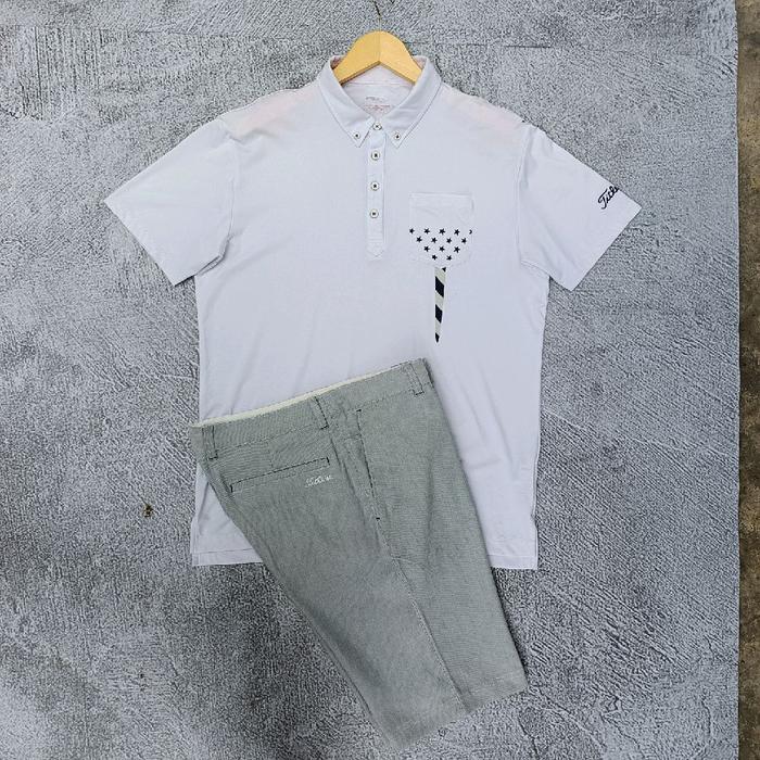 Titleist celana dan baju/ Size 33 Lp 86 /baju Size M Ld 53
