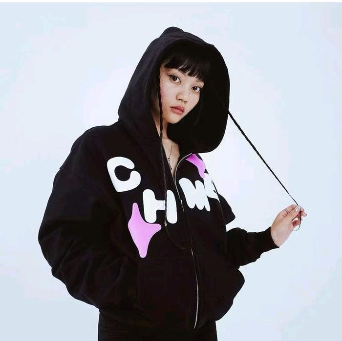 Hoodie Zipper Boxy Chambredelavain CHMB Collection Basic Ignition Bedatar Love Sweater Fleece Unisex