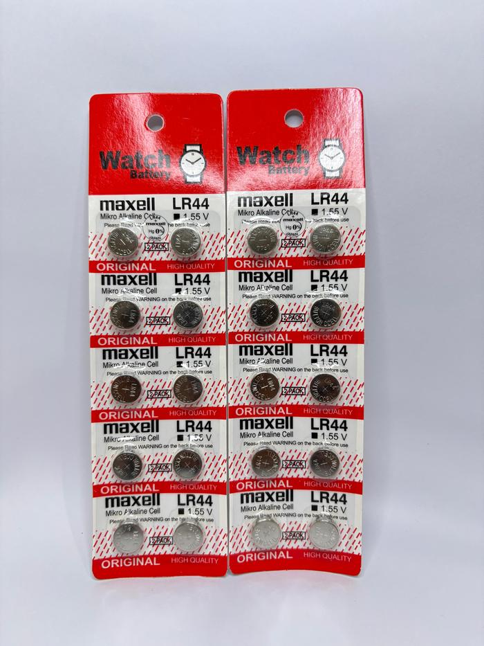 baterai lr44 baterai jam tangan batre maxell lr44