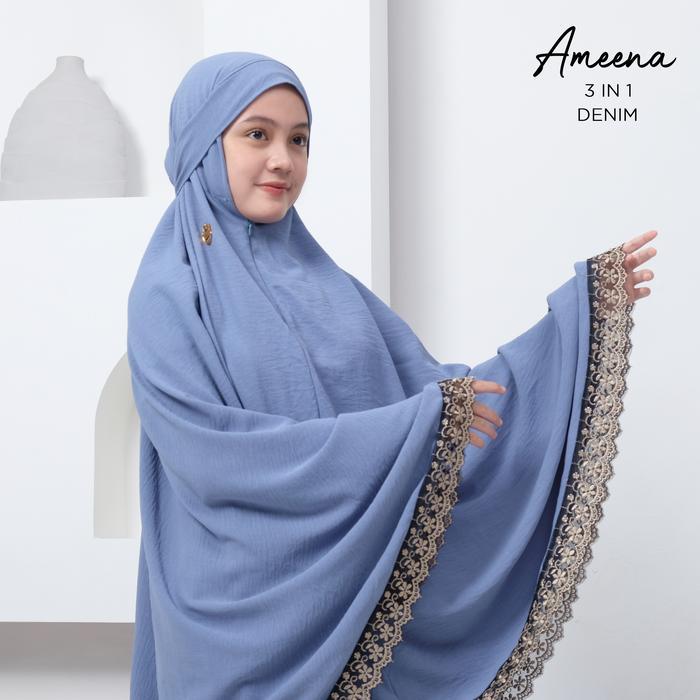 Mukena Anak Daily Adem Nyaman Elgant Tera Dan Ameena Simple Dan Menawan Mukena  Lesti Terlaris