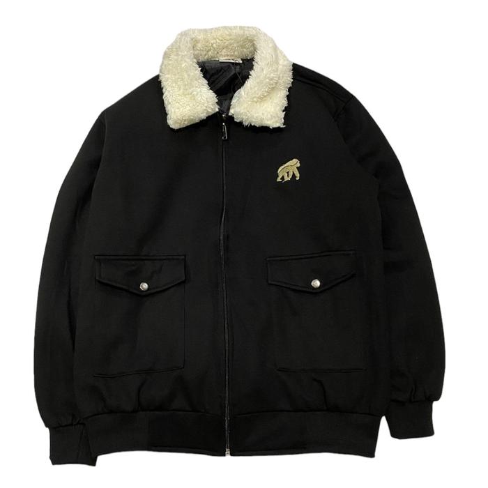 Jaket Zipper Tracktop House Of Smith Kerah Sherpa Bulu