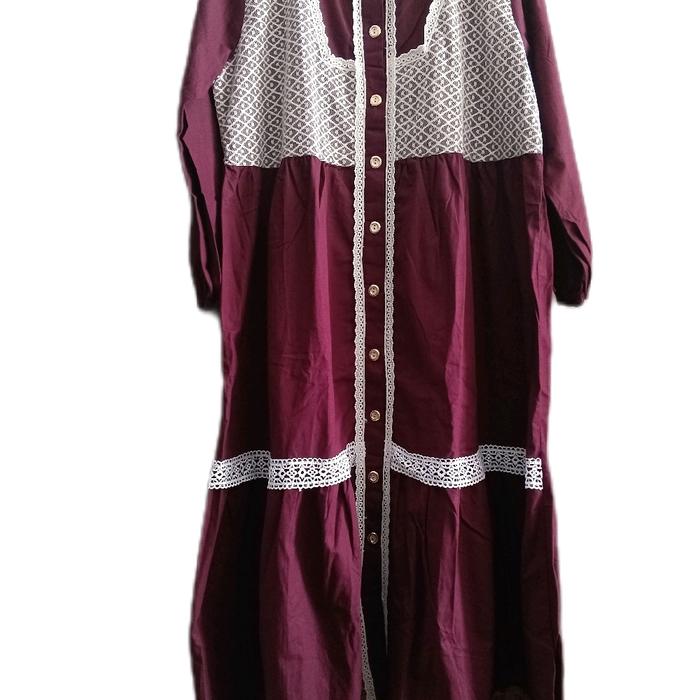gamis mewah katun serat bambu AFV .co